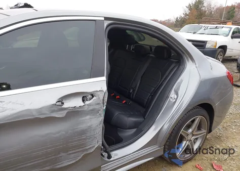 2015 Mercedes-Benz C 300 Sport 4Matic from USA, damaged, VIN 55SWF4KB9FU048412